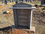 LETSHOLO Totozi Elizabeth Rosy 1935-2012