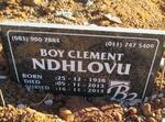 NDHLOVU Boy Clement 1938-2013