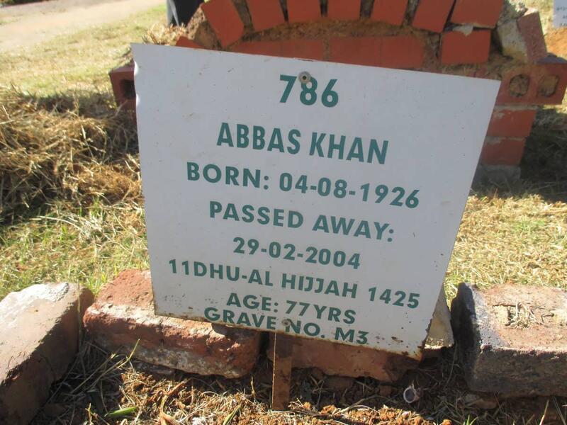 KHAN Abbas 1926-2004