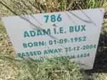 BUX Adam I. E. 1952-2004