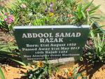 RAZAK Abdool Samad 1922-2013
