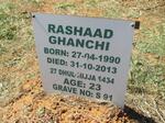 GHANCHI Rashaad 1990-2013