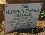 ESSAKJEE Hussein Elgalil 1974-2010
