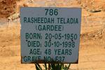 TELADIA Rasheedah 1950-1998