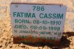 CASSIM Fatima 1910-1998