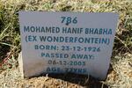 BHABHA Mohamed Hanif 1926-2003