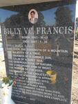 FRANCIS Billy V.C. 1943-2007