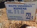 KUNENE Ralph Vusumuzi 1954-2010