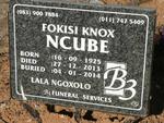 NCUBE Fokisi Knox 1925-2013