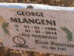 MLANGENI George 1980-2014