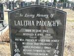 PADIACHY Lalitha 1964-2004