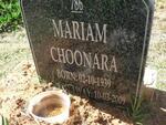 CHOONARA Mariam 1939-2009