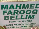 BELLIM Mahmed Farooq 1952-2012