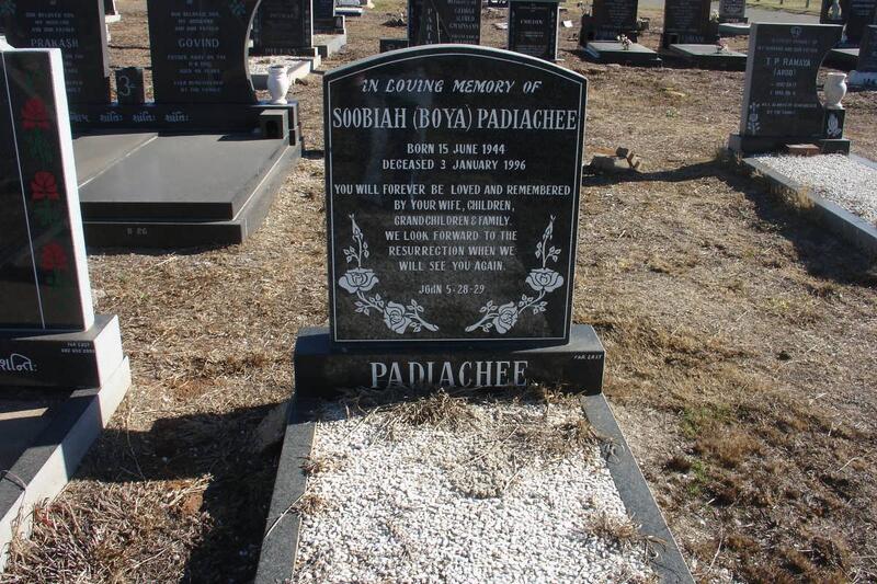 PADIACHEE Soobiah 1944-1996