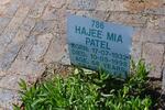 PATEL Hajee Mia 1932-1998
