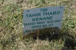 KENANE Tahir Thabo -2001