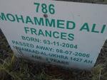 FRANCES Mohammed Ali. 2004-2006
