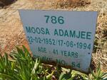 ADAMJEE Moosa 1952-1994