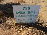 ISMAIL Amina 1923-1994