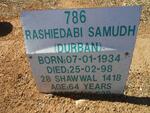 SAMUDH Rashiedabi 1934-1998