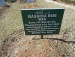MIA Hassina Bibi 1945-2002