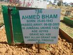 BHAM Ahmed 1943-2005