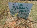 DINAT Suliman M.C. 1936-2001