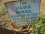 ISMAIL Hawa 1929-2001