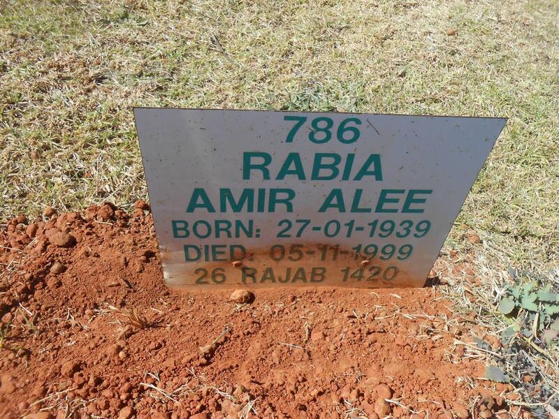 ALEE Rabia Amir 1939-1999