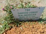 KALBERKAR Dawood Osman 1943-2008