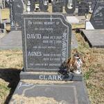 CLARK David 1921-1994 & Agnes 1922-1992