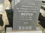 KROG Hester 1920-1983