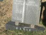 RABIE John Bastiaan & Maria Martha 1907-1984