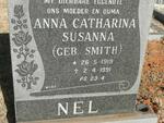 NEL Anna Catharina Susanna nee SMITH 1919-1991