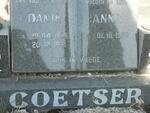 COETSER Danie 1936-1991 & Anna 1937-