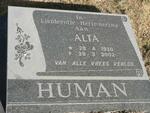 HUMAN Alta 1920-2002