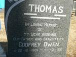 THOMAS Godfrey Owen 1925-1992