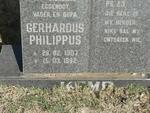 KEMP Gerhardus Philippus 1907-1992
