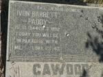 CAWOOD Ivon Barrett 1944-1992