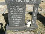 ZEUNER Klaus Lothar 1946-1992