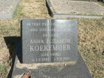 KOEKEMOER Anna Elizabeth geb BRIEL 1893-1983