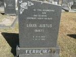FERREIRA Louis Justus 1932-1985