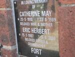 FORT Eric Herbert 1907-1998 & Catherine May 1910-1989