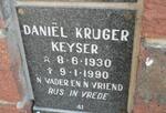 KEISER Daniël Kruger 1930-1990