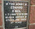 O'NEIL Edward 1906-1983