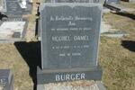 BURGER Mechiel Daniel 1933-1990