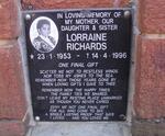 RICHARDS Lorraine 1953-1996