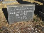 REYNEKE Machtheldt Susanna 1903-1981