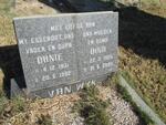 WYK Danie, van 1931-1992 & Dina 1926-2003