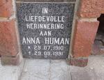 HUMAN Anna 1910-1991